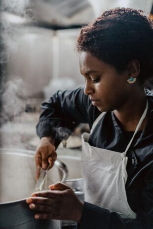 cheffe de cuisine Solène