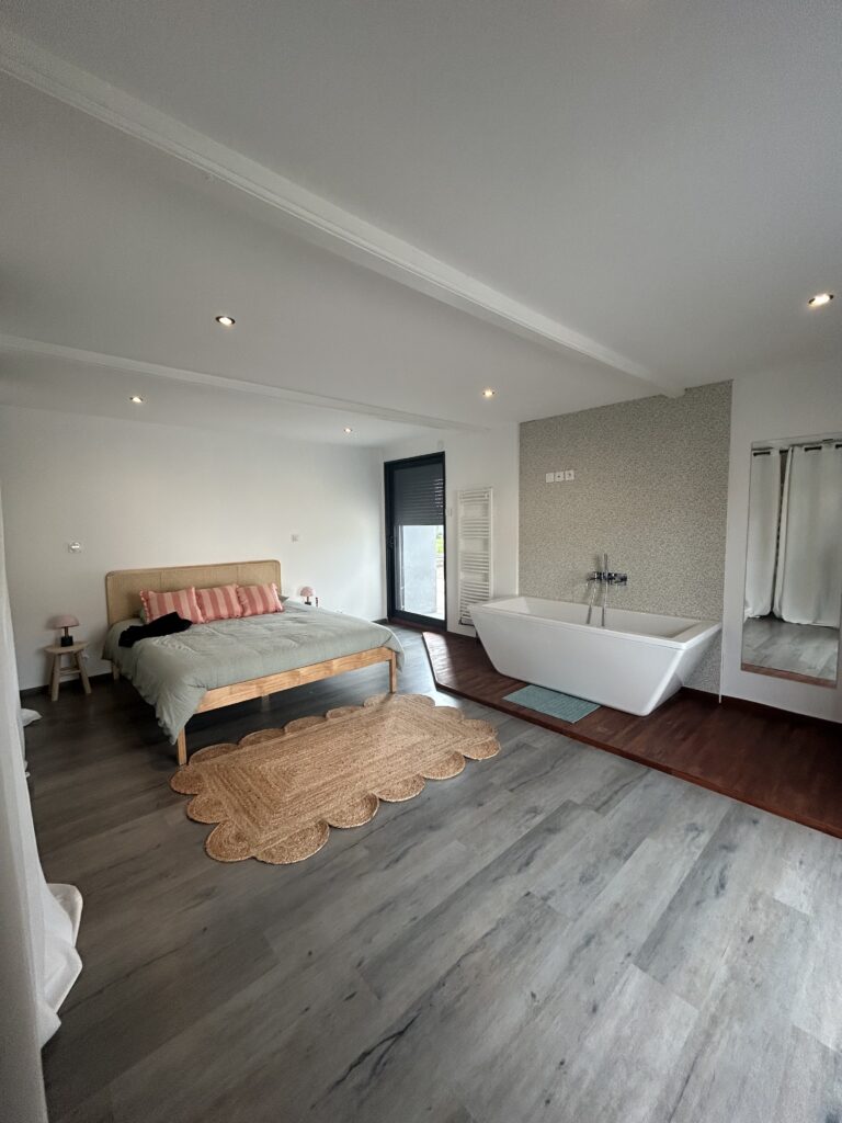 chambre confort dans gîte pour séjours bien-être