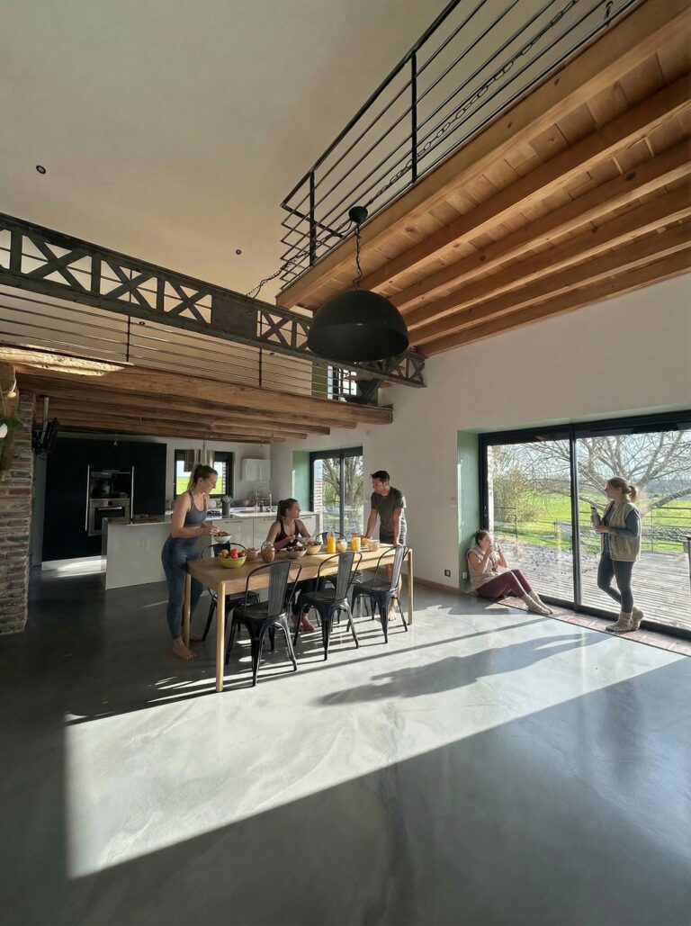 espace commun du gite pour moment collectif